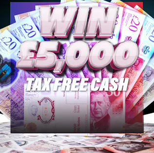 Win £5,000 Tax Free Cash For 1p!