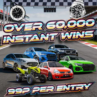 OVER 60,000 INSTANT WINS + £2,000 END PRIZE!