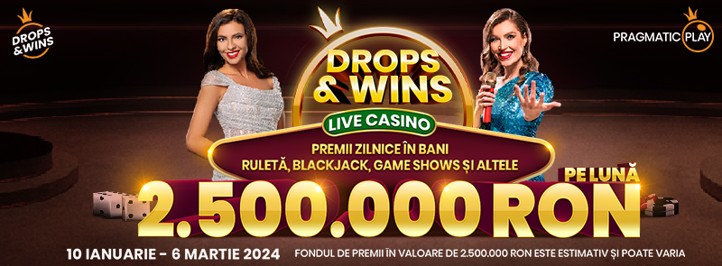 Banner Drops & Wins Live Casino