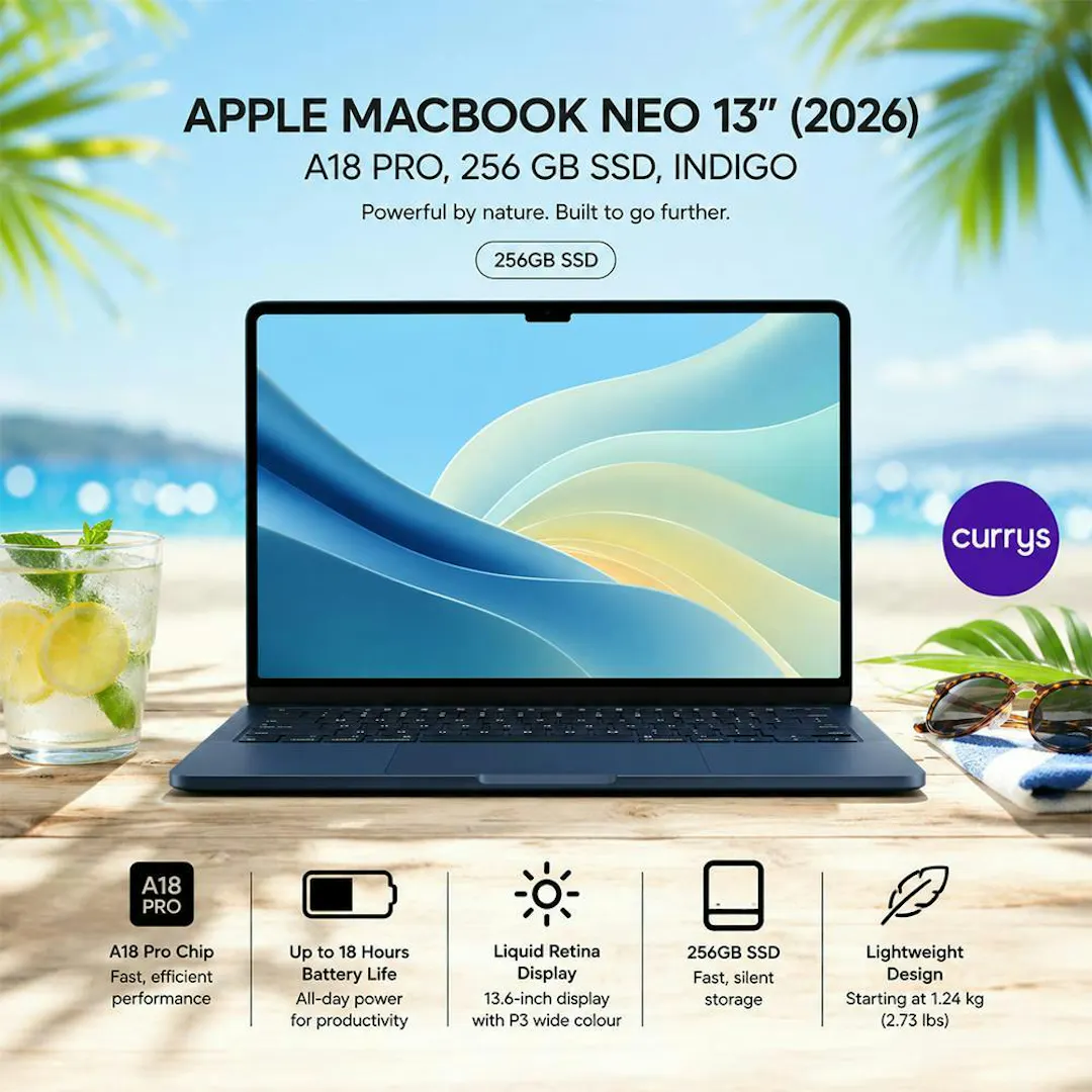 Anna Vozna - APPLE MACBOOK NEO 13" (2026) - A18 PRO, 256 GB SSD, INDIGO