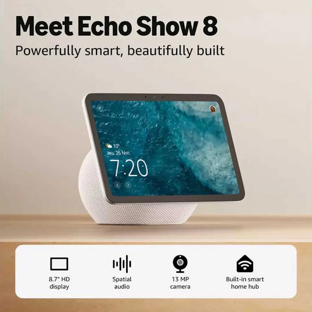 BRAND NEW AMAZON ECHO SHOW 8 SMART DISPLAY WITH ALEXA
