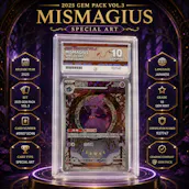 GEM PACK 10 GEM MINT MISMAGIUS 0907/07 FULL ART POKEMON