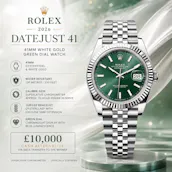 NEW 2026 ROLEX DATEJUST 41MM WHITE GOLD or £10,000