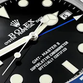 GMT MASTER II 'BATMAN' ROLEX STYLE WALL CLOCK
