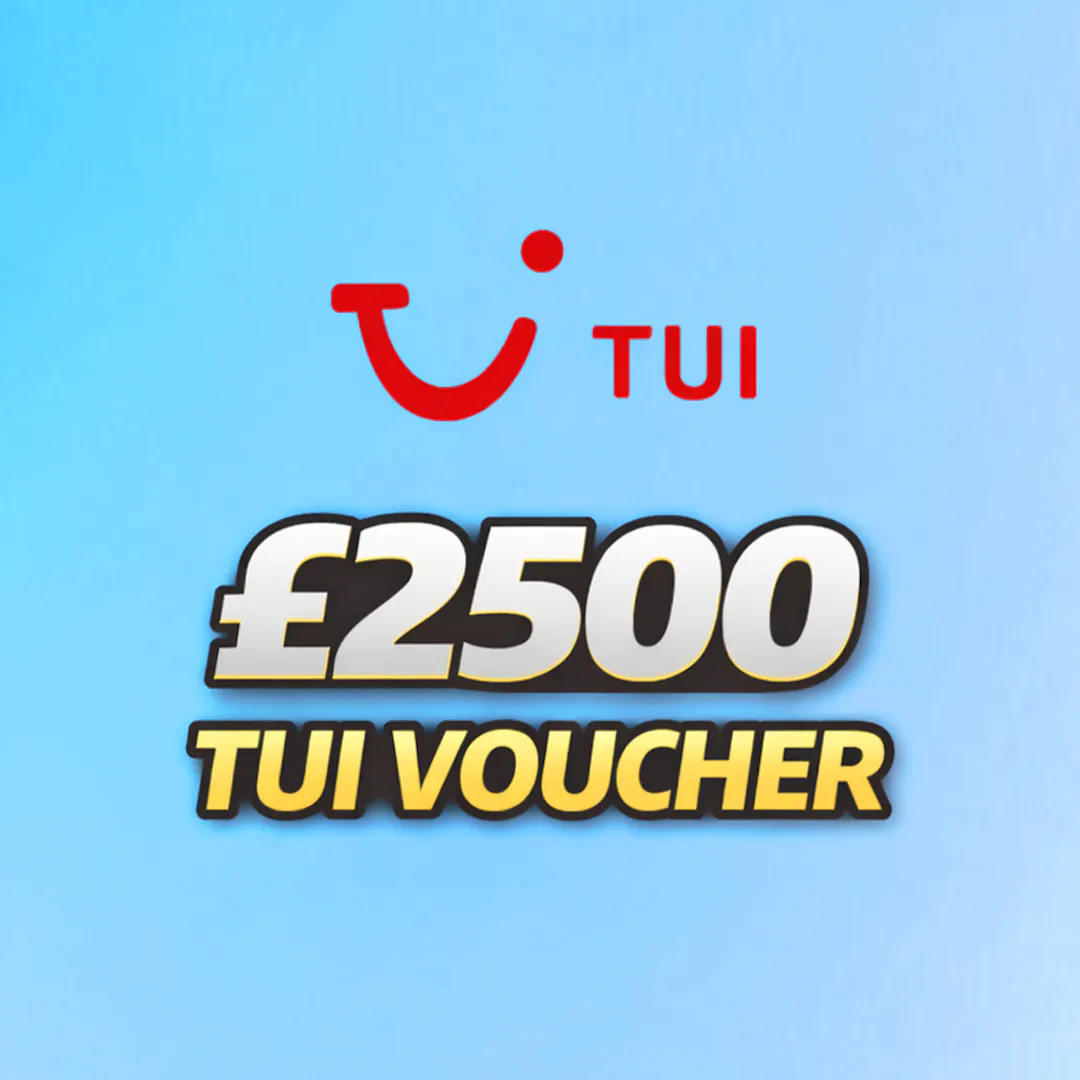 £2500 Tui Holiday Voucher