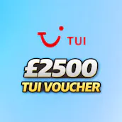 £2500 Tui Holiday Voucher
