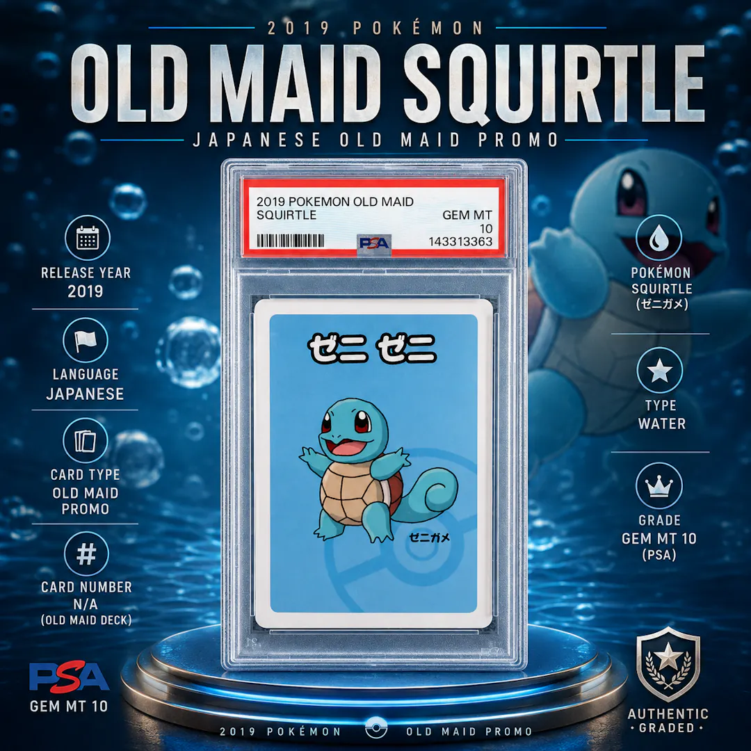 PSA 10 2019 POKÉMON OLD MAID 6-CARD JAPANESE COLLECTION