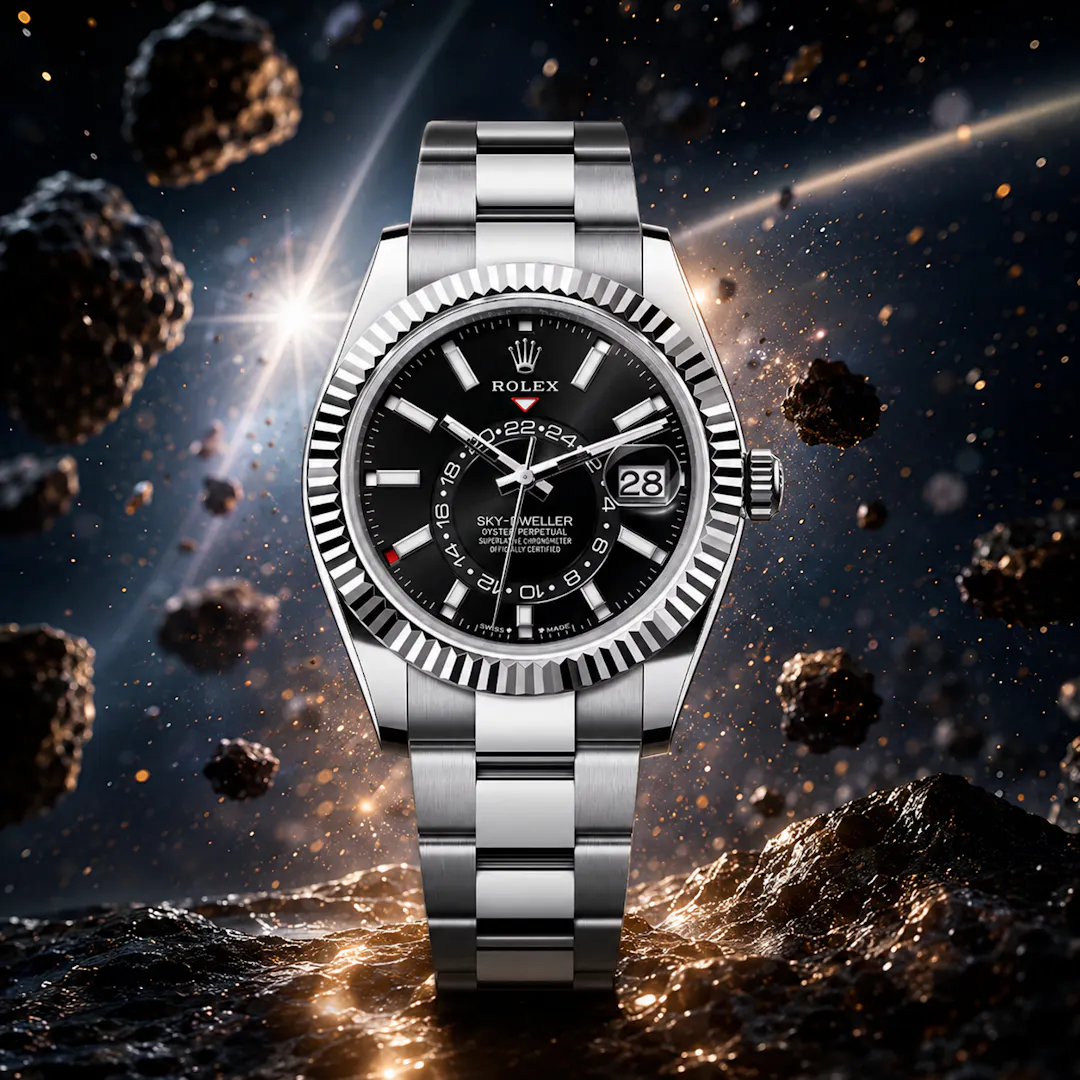 NEW ROLEX SKY-DWELLER WHITE GOLD BLACK DIAL OR £13,000
