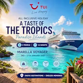 14 NIGHT ALL INCLUSIVE CARIBBEAN CRUISE FOR 2 ON MARELLA VOYAGER