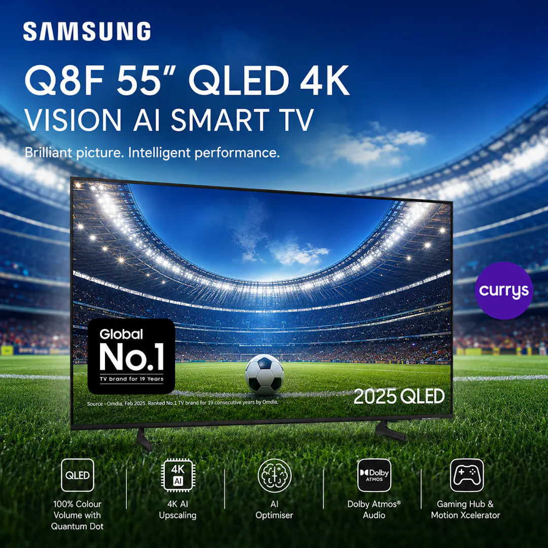 SAMSUNG Q8F 55" QLED 4K VISION AI SMART TV
