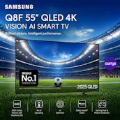 SAMSUNG Q8F 55" QLED 4K VISION AI SMART TV