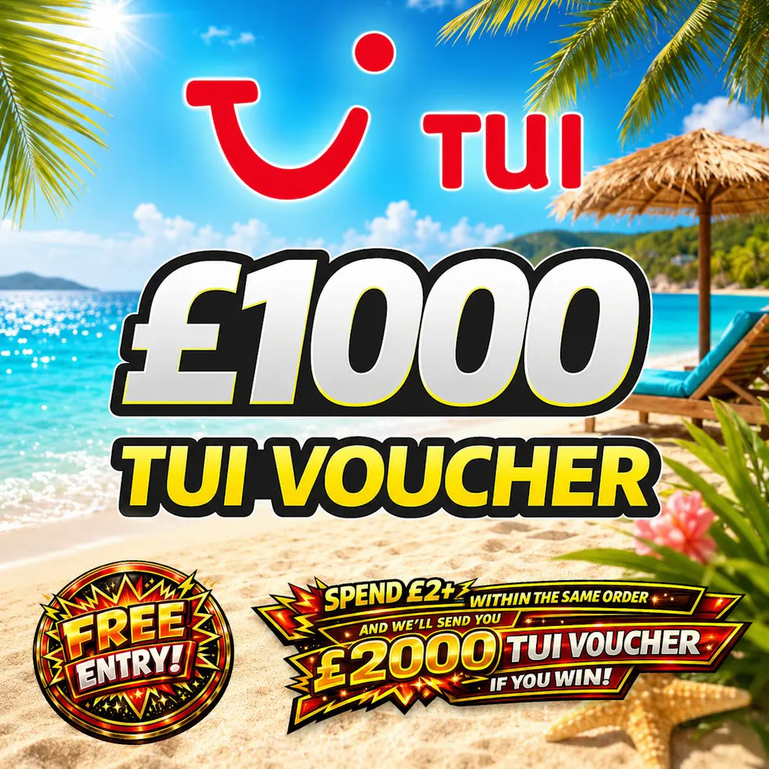 FREE ENTRY - £1000 TUI Holiday Voucher