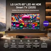 LG UA75 65" 4K HDR AI SMART TV – BIG-SCREEN ENTERTAINMENT