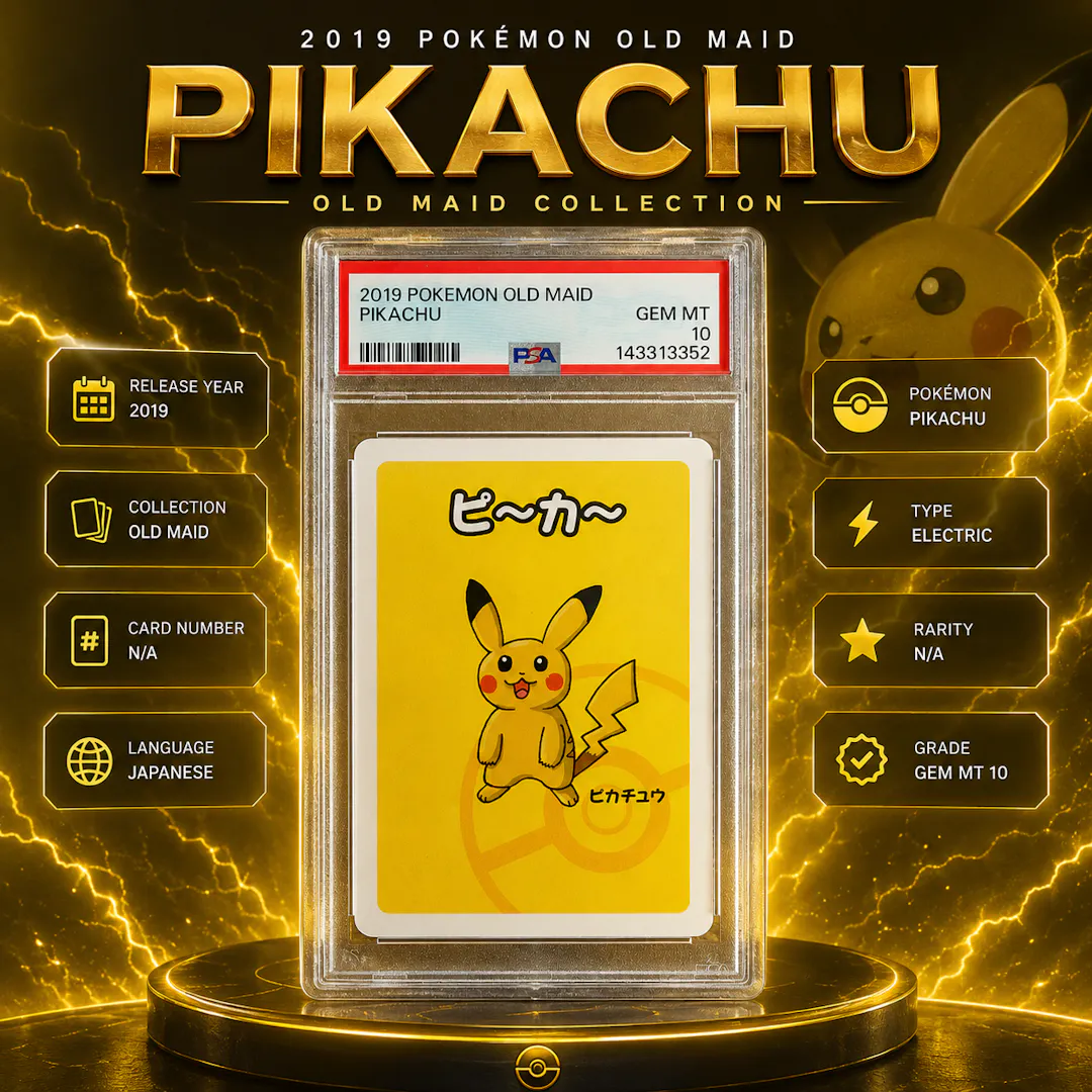 PSA 10 2019 POKÉMON OLD MAID 6-CARD JAPANESE COLLECTION