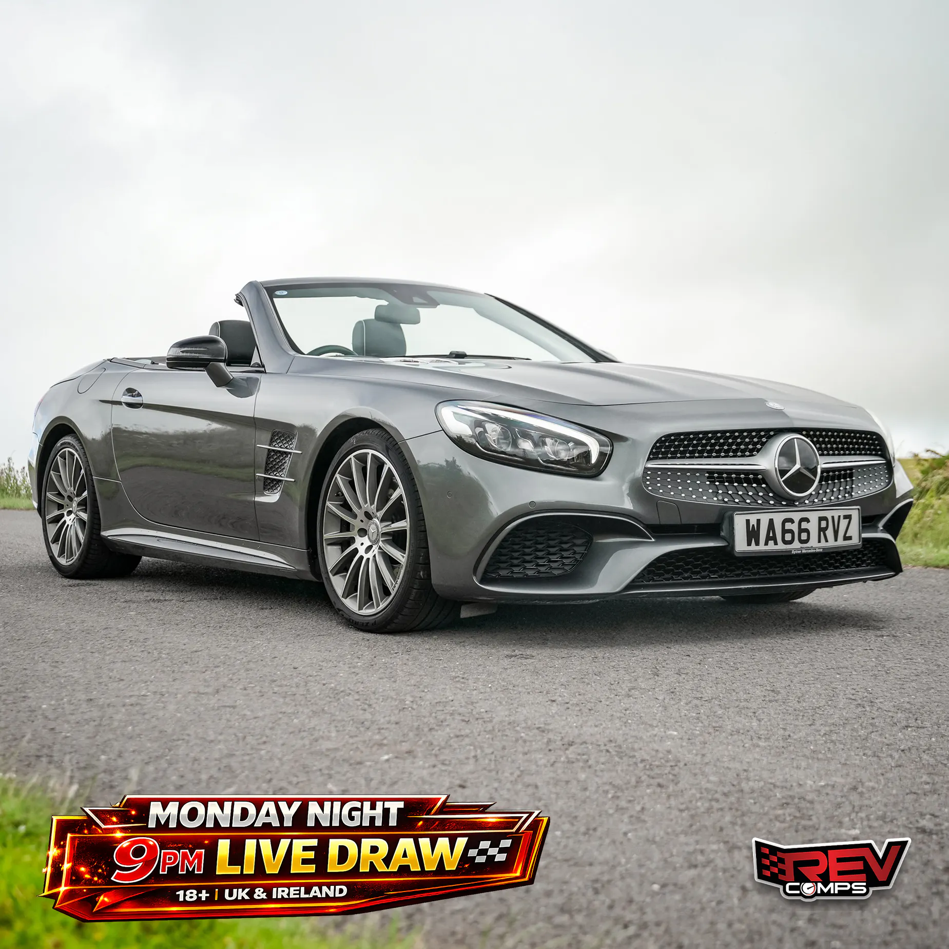 2016 MERCEDES-BENZ SL400 3.0L V6 AMG LINE + £1000