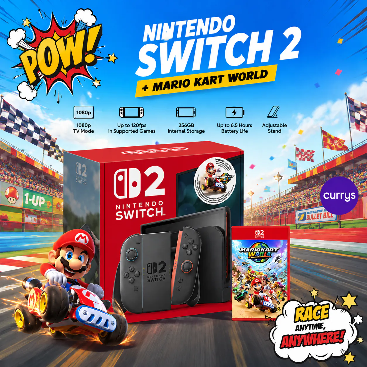 NINTENDO SWITCH 2 AND MARIO KART WORLD