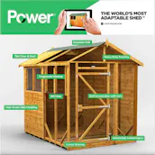 Power Apex GARDEN Shed 8x6