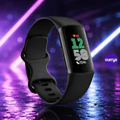 FITBIT CHARGE 6 FITNESS TRACKER - OBSIDIAN, SILICONE STRAP, UNIVERSAL
