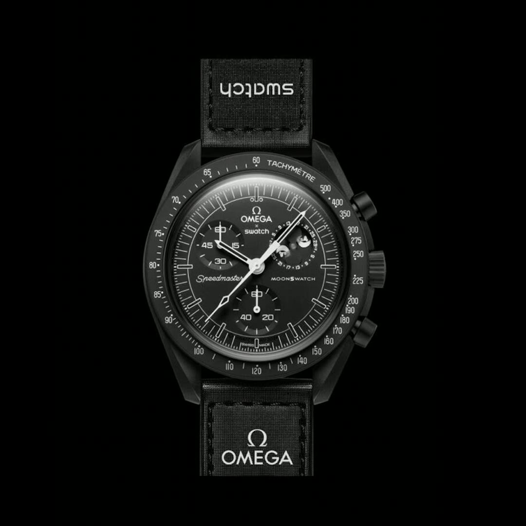 Swatch X OMEGA SNOOPY BLACK MISSION TO THE MOONPHASE