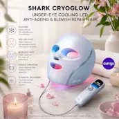 SHARK CRYOGLOW UNDER-EYE COOLING LED ANTI-AGEING & BLEMISH REPAIR MASK