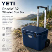 BRAND NEW YETI ROADIE 32 WHEELED COOL BOX 4 X COLOUR CHOICES
