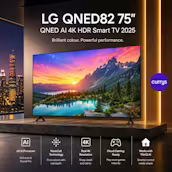 LG QNED82 75" QNED AI 4K HDR SMART TV