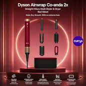 DYSON AIRWRAP CO-ANDA 2X STRAIGHT + WAVY MULTI-STYLER & DRYER - RED VELVET