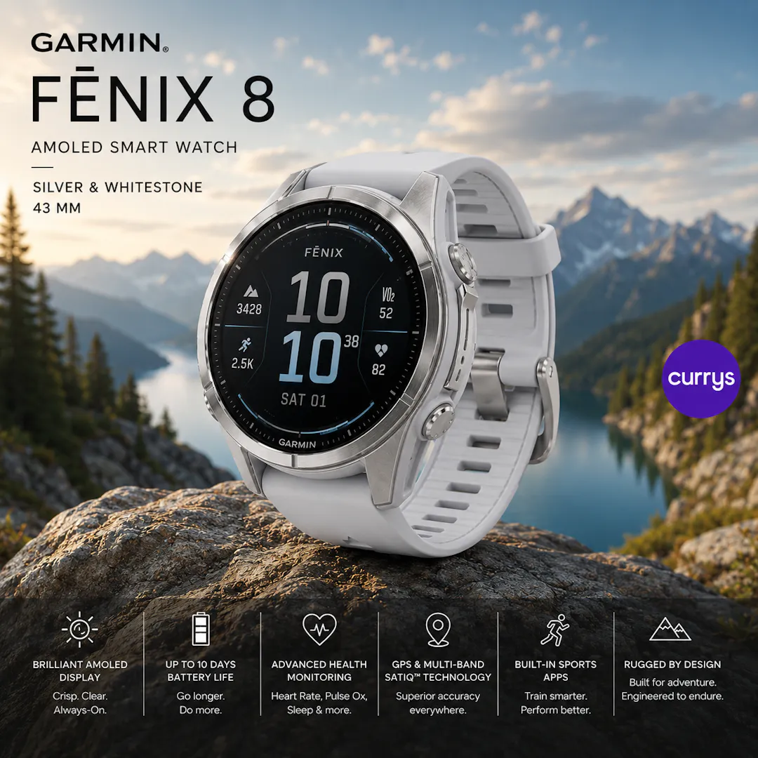 GARMIN FENIX 8 AMOLED SMART WATCH