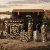BRAND NEW YETI WETLANDS CAMO COOLER BUNDLE