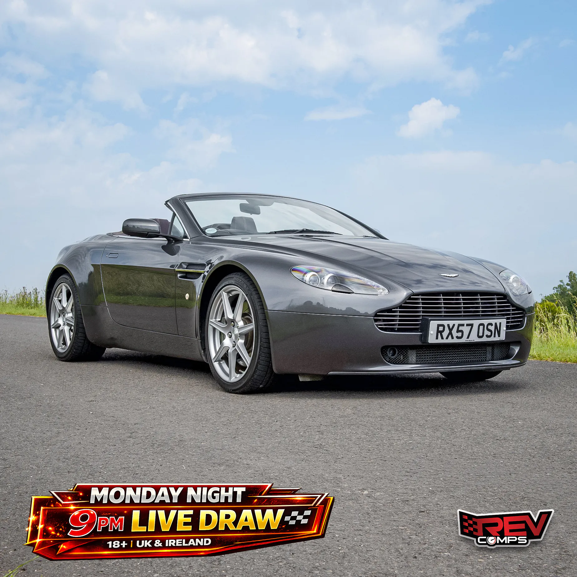 2008 Aston Martin V8 Vantage Roadster + £5000