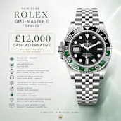 NEW 2026 ROLEX GMT MASTER II SPRITE OR £12,000