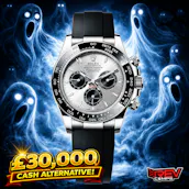 NEW 2026 18CT WHITE GOLD ROLEX DAYTONA 'GHOST' OR £30,000