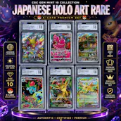 CGC GEM MINT 10 JAPANESE POKÉMON COLLECTION – 6 CARD PREMIUM GRADED BUNDLE