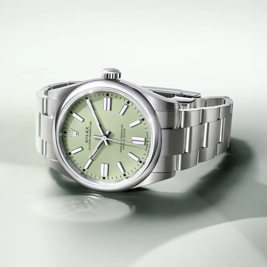 New 2026 Rolex 36MM OP PISTACHIO GREEN DIAL or £6,000