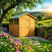 POWER APEX GARDEN SHED 8X6