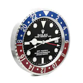 GMT MASTER II PEPSI ROLEX STYLE WALL CLOCK