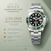 NEW 2026 ROLEX SUBMARINER STARBUCKS OR £10,000