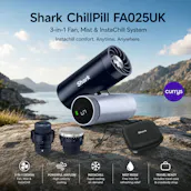 SHARK CHILLPILL FA025UK 3-IN-1 FAN, MIST & INSTACHILL SYSTEM - MIDNIGHT