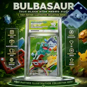 ACE GEM MINT 10 FIRST PARTNER ILLUSTRATION SERIES 1 SIX-CARD POKEMON COLLECTION