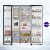 SAMSUNG AI FAMILY HUB AMERICAN-STYLE SMART FRIDGE FREEZER