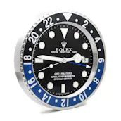GMT MASTER II 'BATMAN' ROLEX STYLE WALL CLOCK