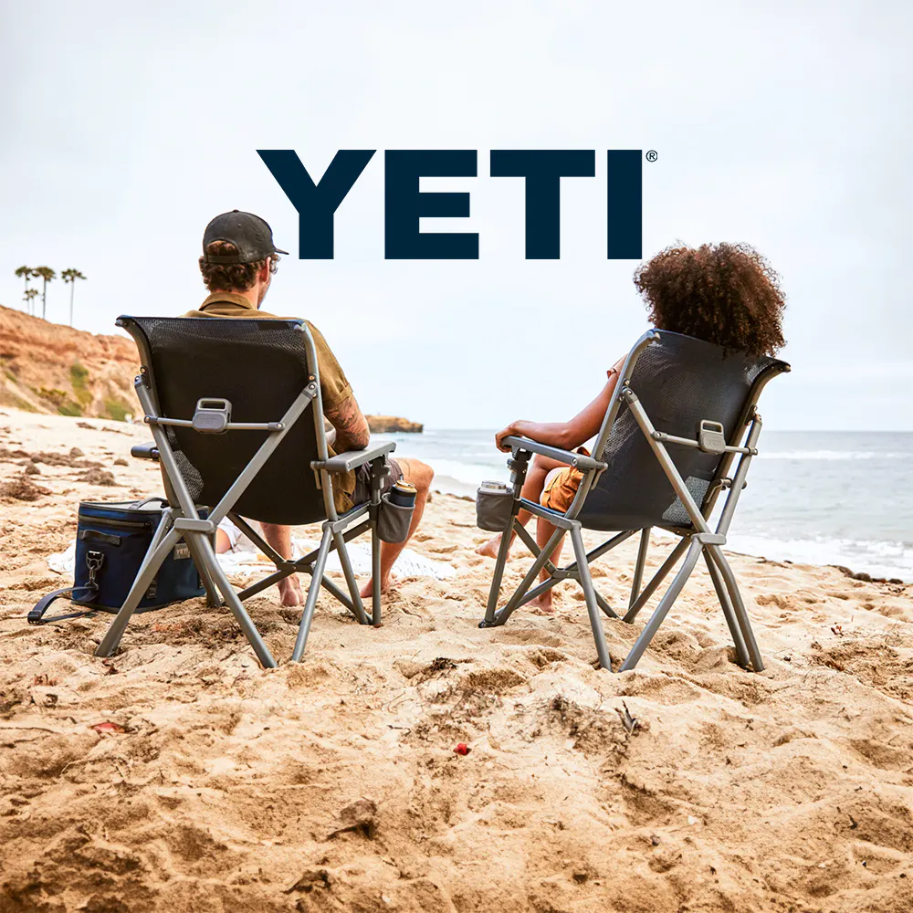 2 x YETI TRAILHEAD® CHARCOAL CAMP CHAIRS