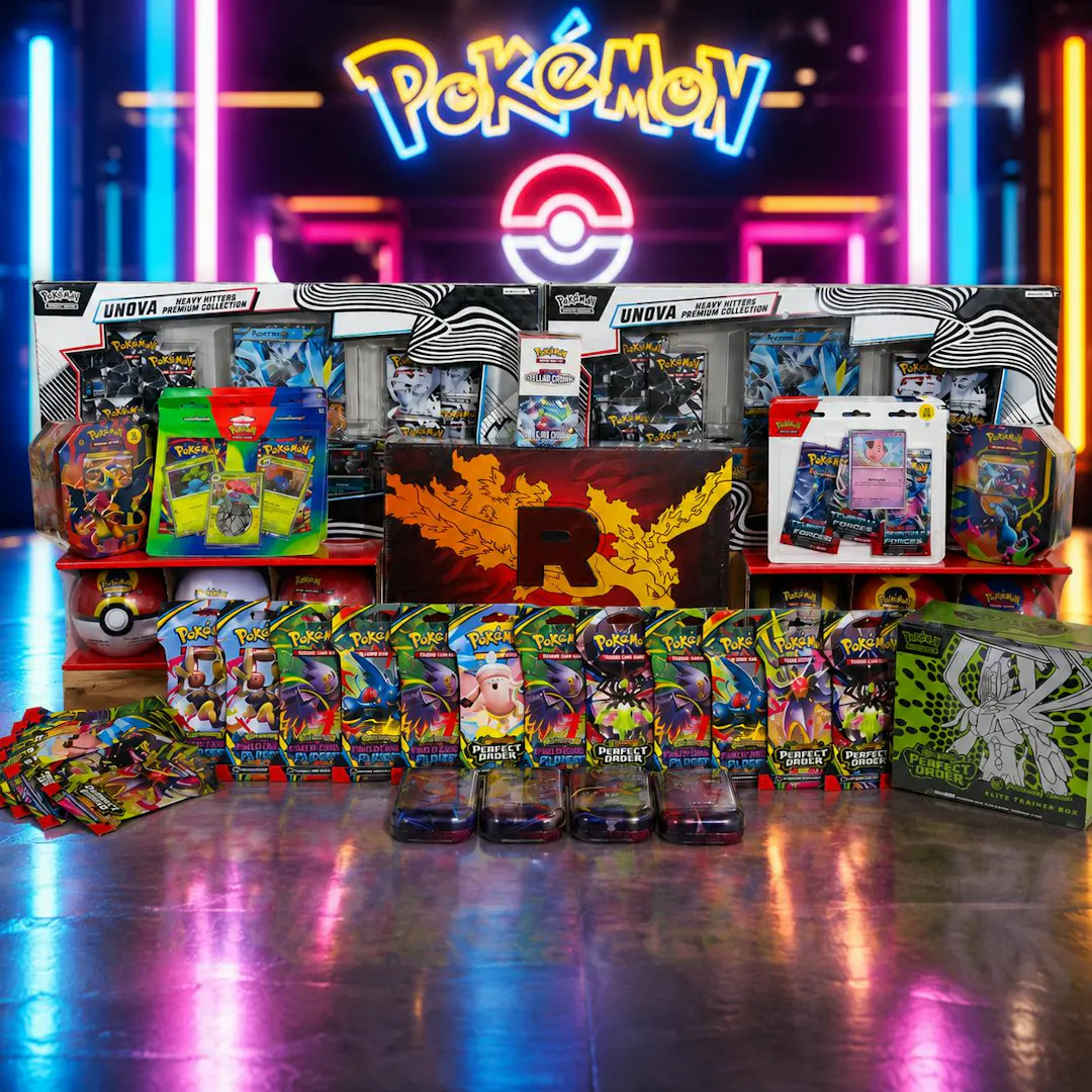 Stuart Harvey - ULTIMATE POKÉMON TCG MEGA SEALED COLLECTION BUNDLE – PREMIUM BOXES, BOOSTERS, ETBS, TINS & MORE