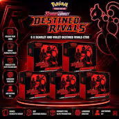 5 X NEW POKEMON SCARLET AND VIOLET DESTINED RIVALS ETBS