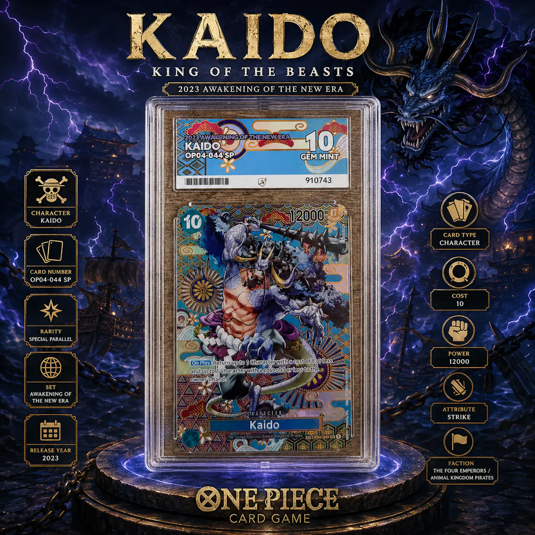 ACE 10 GEM MINT ONE PIECE SIX CARD PREMIUM COLLECTION POKEMON
