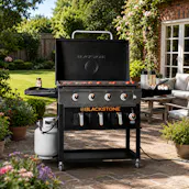 BLACKSTONE 36 INCH 4 BURNER GAS GRIDDLE BUILT IN AIR FRYERS