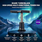 SHARK TURBOBLADE HIGH-SPEED MULTI-DIRECTIONAL TOWER FAN