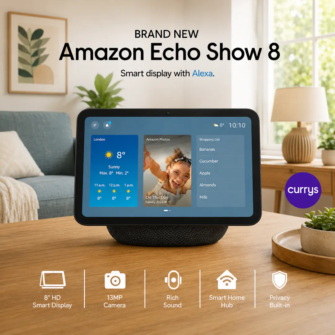 BRAND NEW AMAZON ECHO SHOW 8 SMART DISPLAY WITH ALEXA