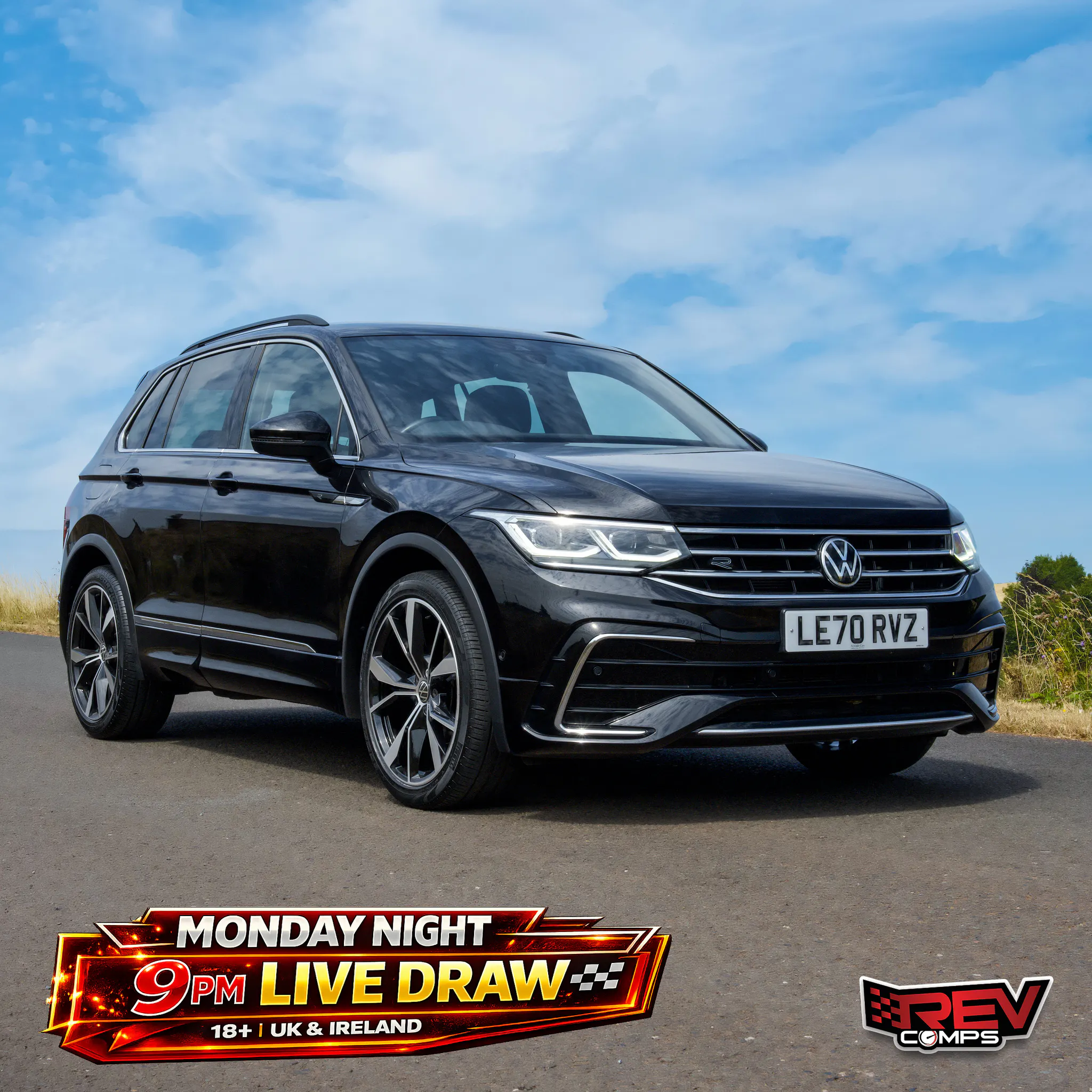2021 VW TIGUAN R-LINE TSI + £1,000