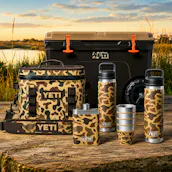 LIMITED EDITION YETI WETLANDS CAMO COOLER BUNDLE